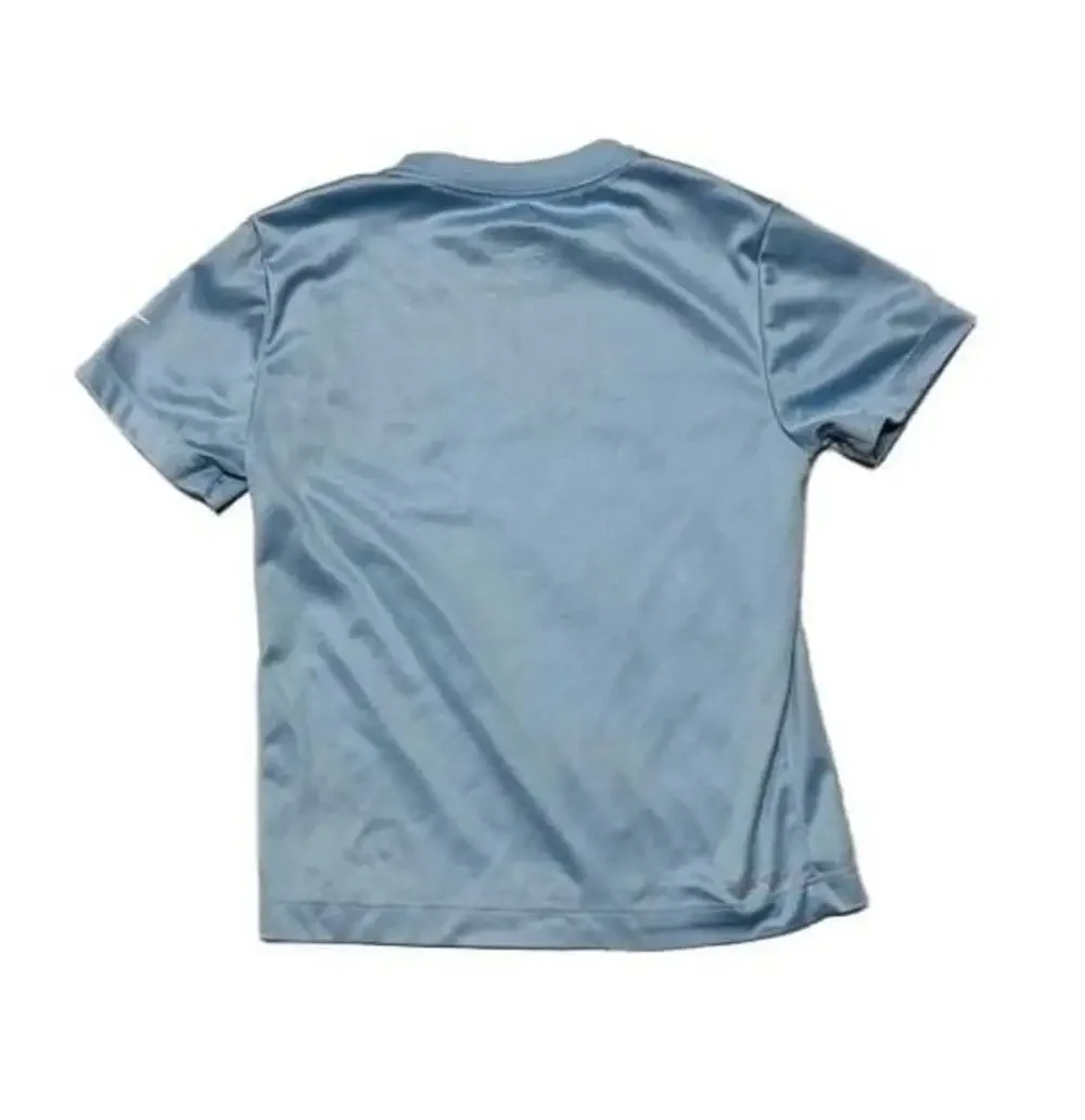 Nike Kids Blue Short Sleeve Logo T-Shirt Size 6-7 Yrs